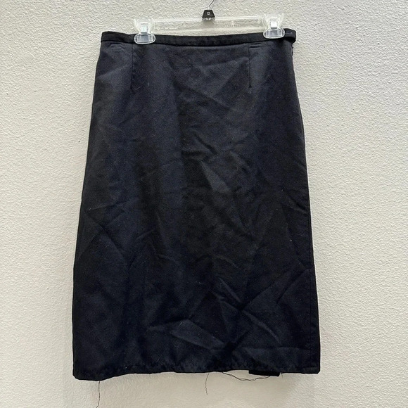 Pendleton Wool Skirt Womens Size 12 Virgin Wool Side Zip Pencil Midi Skirt - Picture 1 of 5